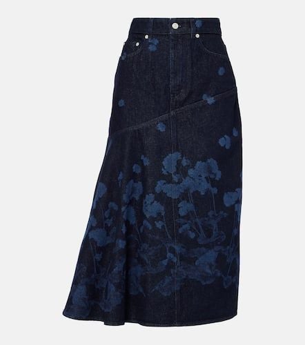 Erdem Floral denim midi skirt - Erdem - Modalova