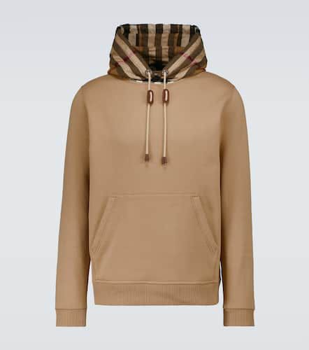 Check cotton-blend sweatshirt - Burberry - Modalova