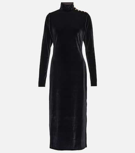 Mockneck velvet midi dress - Polo Ralph Lauren - Modalova