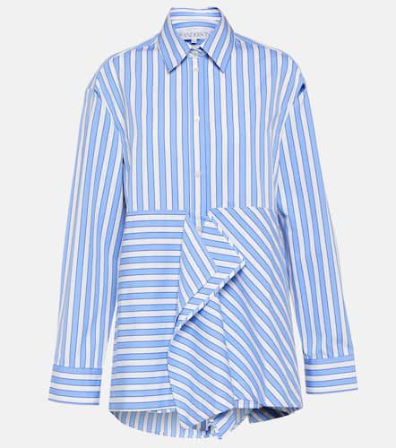 Striped peplum cotton shirt - JW Anderson - Modalova