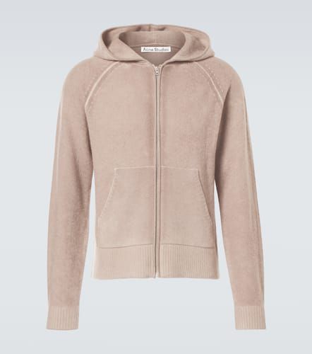 Wool, cotton and cashmere zip-up hoodie - Acne Studios - Modalova