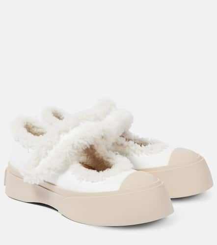 Pablo shearling-lined leather sneakers - Marni - Modalova