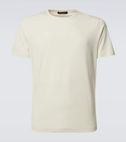 T-shirt in jersey di seta e cotone - Loro Piana - Modalova