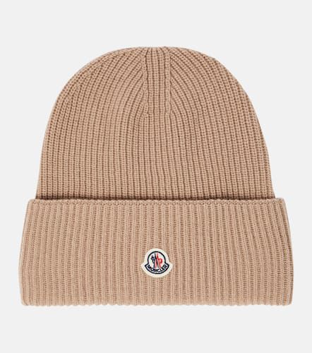 Moncler Logo wool beanie - Moncler - Modalova