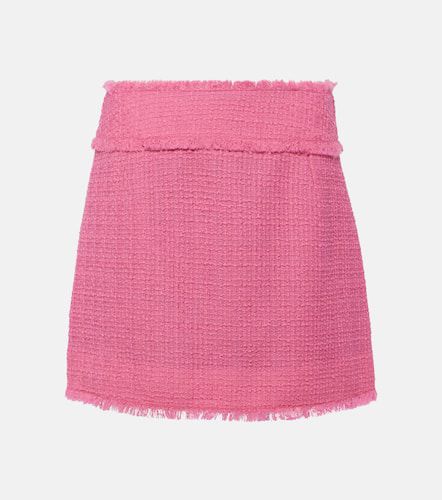 Minigonna in tweed di misto lana - Dolce&Gabbana - Modalova