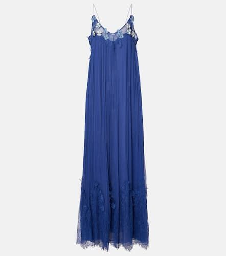 Kenda embellished chiffon maxi dress - Costarellos - Modalova