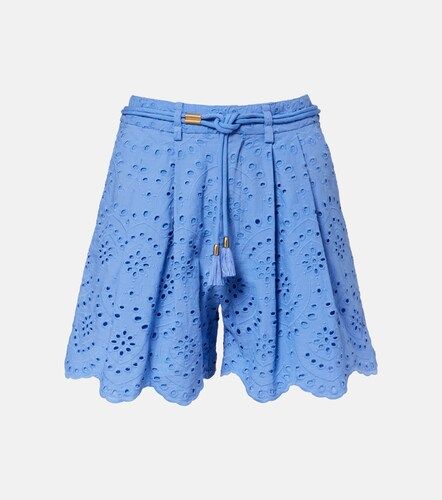 Shorts de algodón con bordado inglés - Poupette St Barth - Modalova