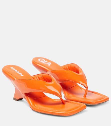 Gia 6 leather thong sandals - Gia Borghini - Modalova