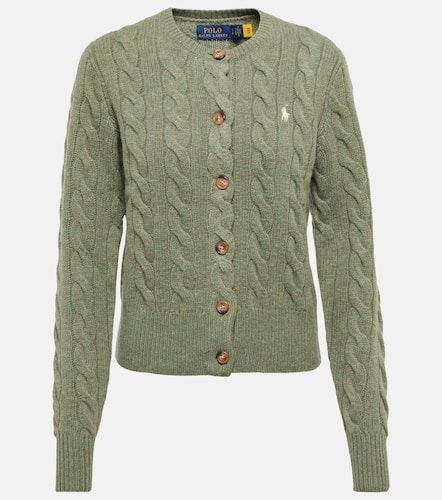 Cable-knit wool-blend cardigan - Polo Ralph Lauren - Modalova
