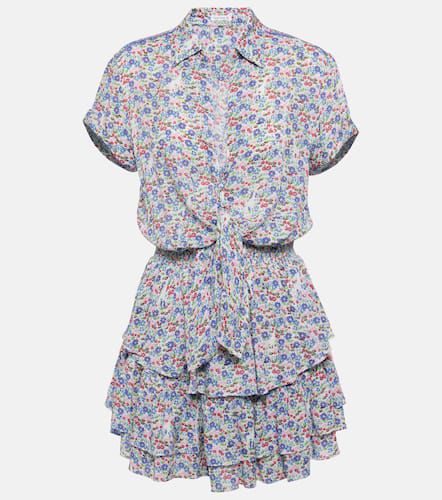 Branda floral tiered shirt dress - Poupette St Barth - Modalova