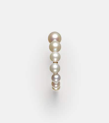 Petit Boucle de Perle 14kt gold hoop earring with freshwater pearls - Sophie Bille Brahe - Modalova