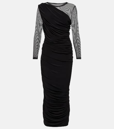Diana asymmetric mesh midi dress - Norma Kamali - Modalova