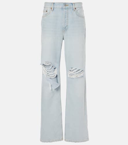 Loose Long distressed straight jeans - Re/Done - Modalova