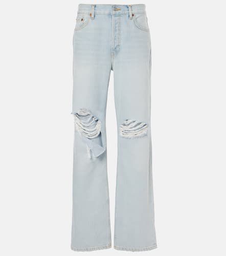 Loose Long distressed straight jeans - Re/Done - Modalova