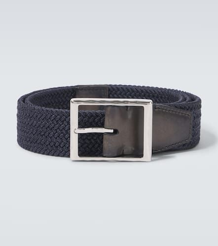 Berluti Leather-trimmed belt - Berluti - Modalova