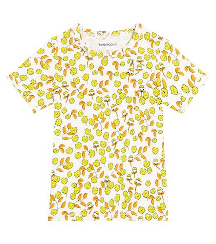 Camiseta Flowers de mezcla de algodón - Mini Rodini - Modalova