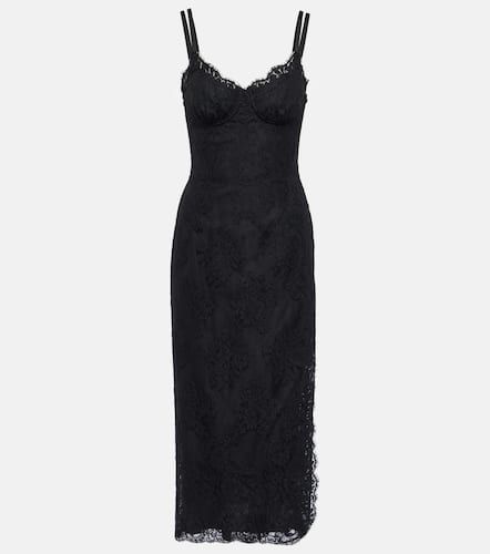 Chantilly lace slip dress - Dolce&Gabbana - Modalova