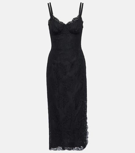 Chantilly lace slip dress - Dolce&Gabbana - Modalova