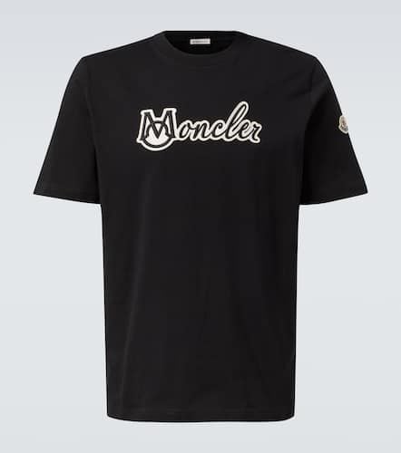 Moncler Logo cotton jersey T-shirt - Moncler - Modalova