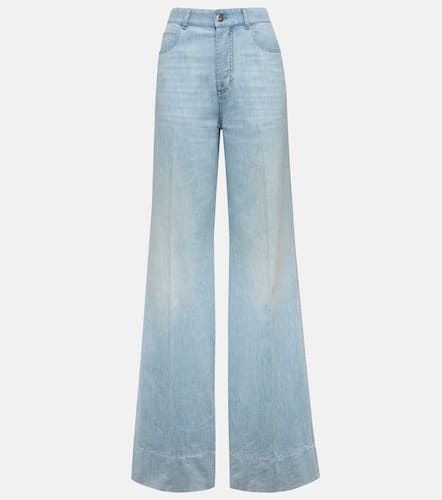 Jeans a gamba larga e vita alta - Bottega Veneta - Modalova