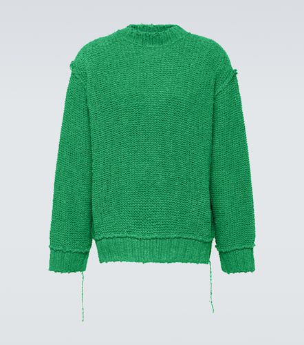 Sacai Distressed cotton sweater - Sacai - Modalova