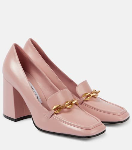 Diamond Tilda 85 leather loafer pumps - Jimmy Choo - Modalova