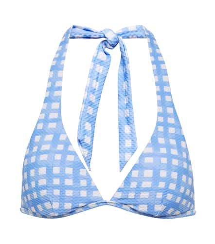 Checked halterneck bikini top - Heidi Klein - Modalova