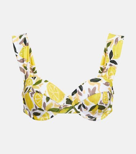 Top de bikini Amarilla estampado - Rebecca Vallance - Modalova