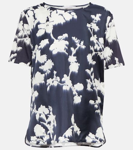 Top Fagus de jersey y seda floral - Max Mara - Modalova