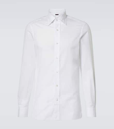 Camisa de popelín de algodón - Rubinacci - Modalova