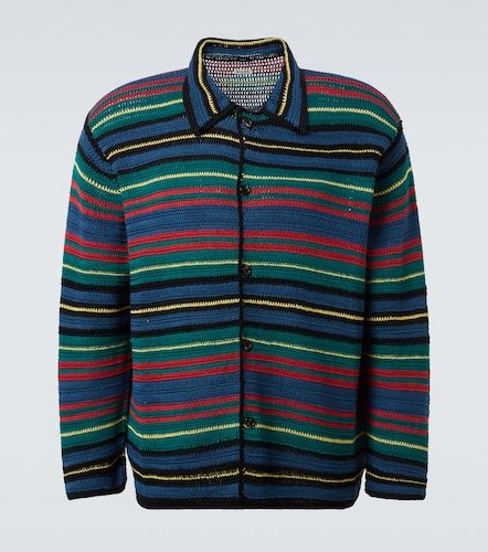 Camisa Riverbank de croché a rayas - Bode - Modalova