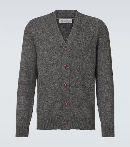 Cardigan aus Alpakawolle und Baumwolle - Brunello Cucinelli - Modalova