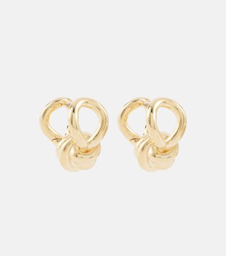 Plated sterling silver hoop earrings - Bottega Veneta - Modalova