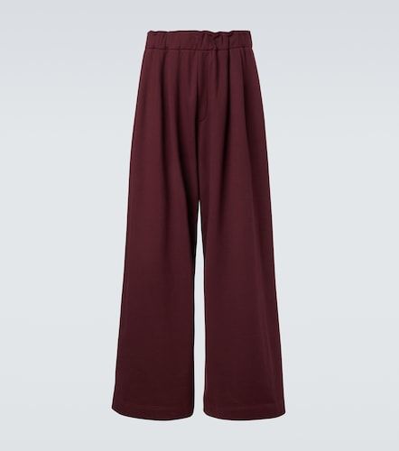 Pantalones deportivos de jersey de algodón - Dries Van Noten - Modalova
