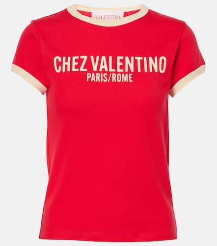 Bedrucktes T-Shirt aus Baumwoll-Jersey - Valentino - Modalova