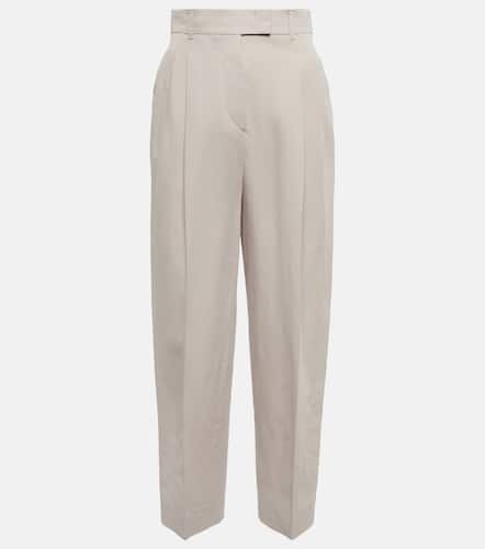 Wybie pleated wool-blend pants - Loro Piana - Modalova