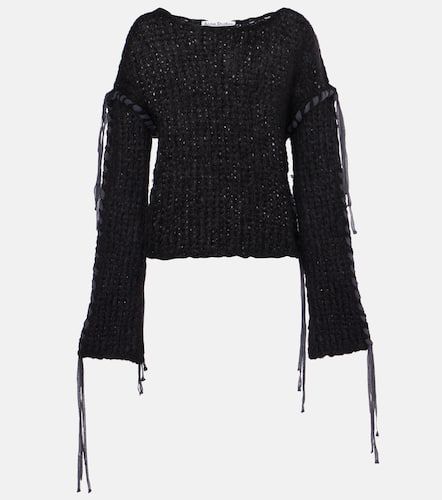 Pullover cropped in maglia - Acne Studios - Modalova