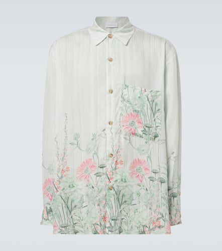 Oversized floral striped shirt - King & Tuckfield - Modalova