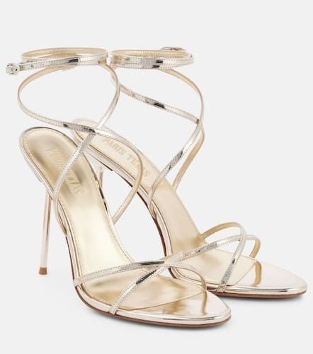 Liz 105 mirrored leather sandals - Paris Texas - Modalova