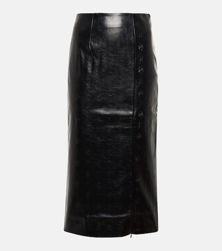 Leeds faux leather pencil skirt - Rotate - Modalova