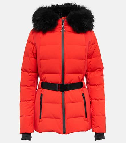 Shearling-trimmed down ski jacket - Yves Salomon - Modalova