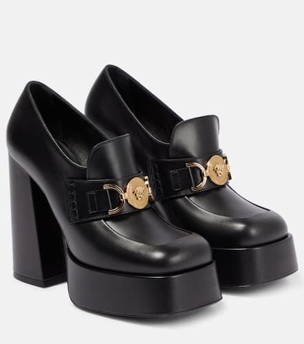 Aevitas leather platform loafer pumps - Versace - Modalova