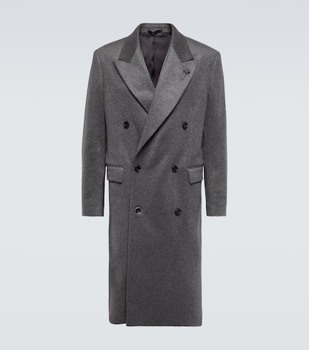 Double-breasted cashmere coat - Lardini - Modalova