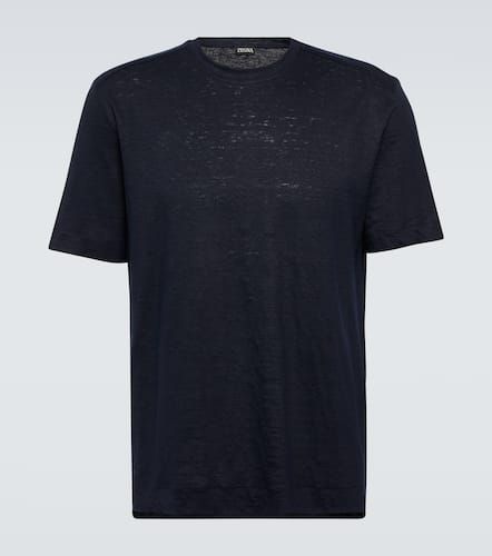 Zegna Linen jersey T-shirt - Zegna - Modalova