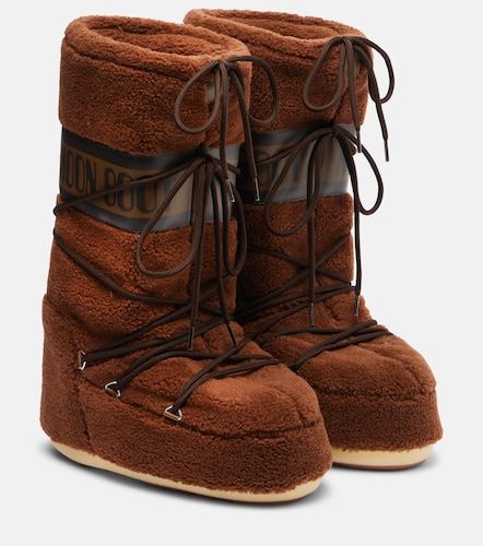Icon fleece knee-high snow boots - Moon Boot - Modalova