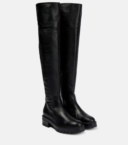 Overknee-Stiefel Whitney aus Leder - Aquazzura - Modalova