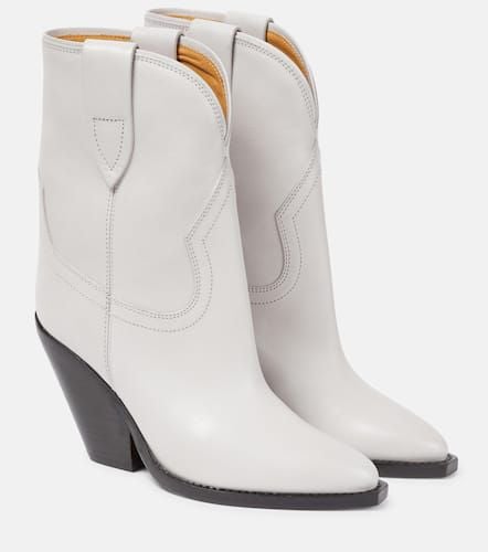 Leyane leather ankle boots - Isabel Marant - Modalova