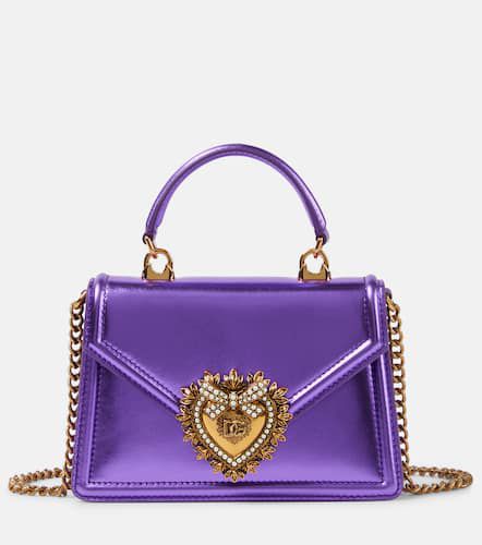 Devotion Small leather tote bag - Dolce&Gabbana - Modalova