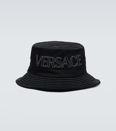 Sombrero de pescador en lona - Versace - Modalova