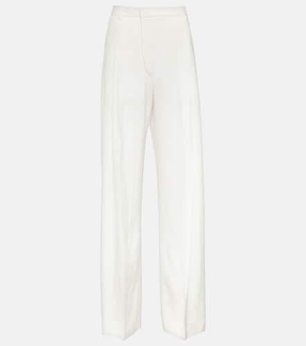 Pleated high-rise wide-leg pants - Victoria Beckham - Modalova